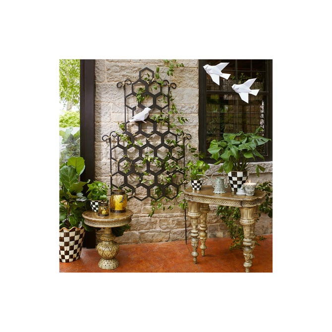 Courtly Check Ceramic Jumbo Garden Pot image number 4