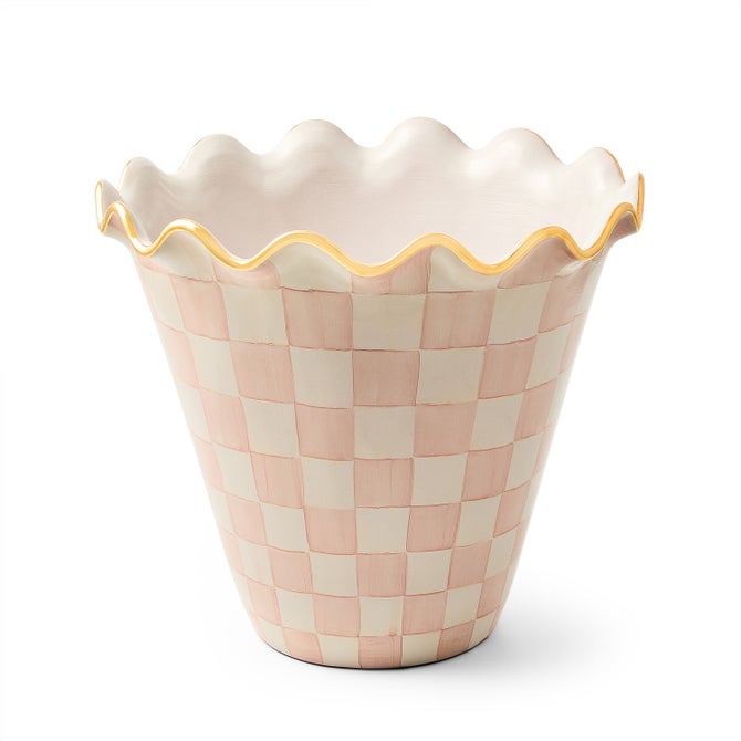Rosy Check Ceramic Jumbo Garden Pot image number 0