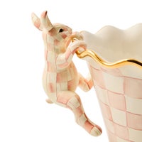 Rosy Check Funny Bunny Pot Climber