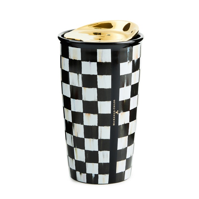 Courtly Check Ceramic Travel Cup image number 0