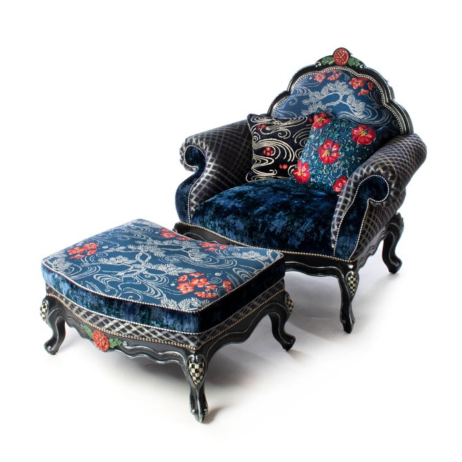 Bluetopia Ottoman image number 3