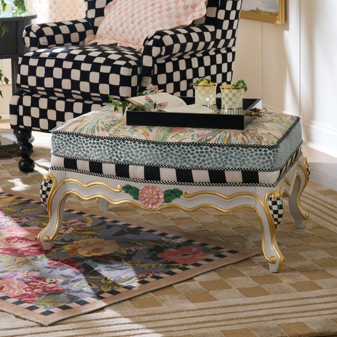 Storybook Upholstered Ottoman image number 1