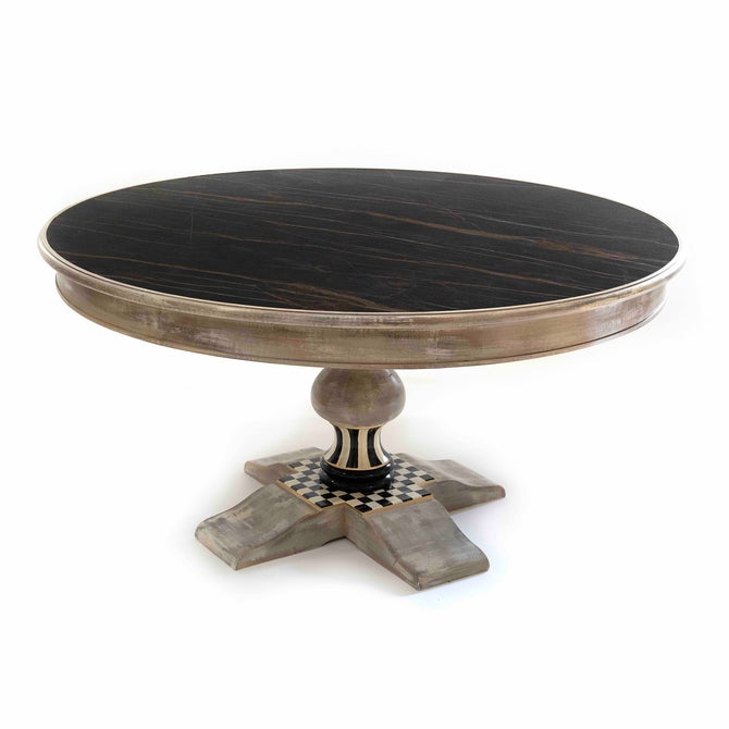 Tuscan Farm 62" Round Pedestal Table image number 0