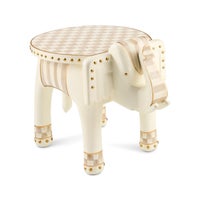 Mocha Elephant Accent Table