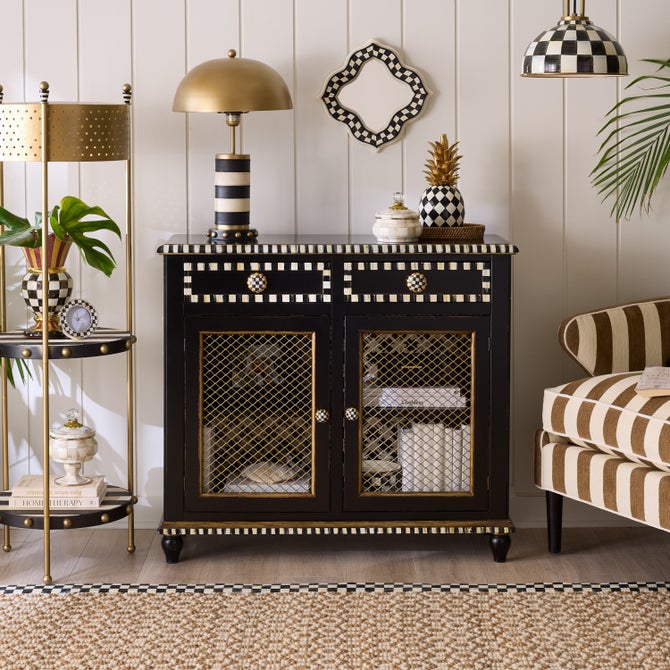 Courtly Criss-Cross Small Cabinet image number 1