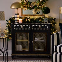 Courtly Criss-Cross Small Cabinet