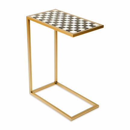 Courtly Check Enamel C-Table