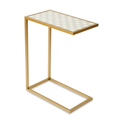 Sterling Check Enamel C-Table