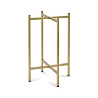 Courtly Check Enamel 2-Tier Cocktail Table