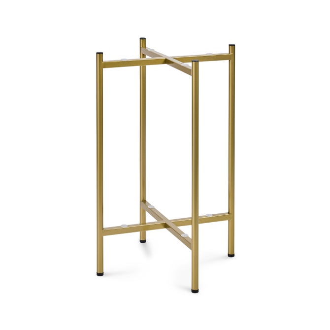 Sterling Check Enamel 2-Tier Cocktail Table image number 3