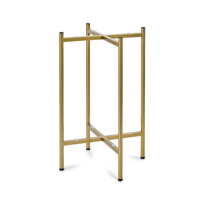 Rosy Check Enamel 2-Tier Cocktail Table image number 3