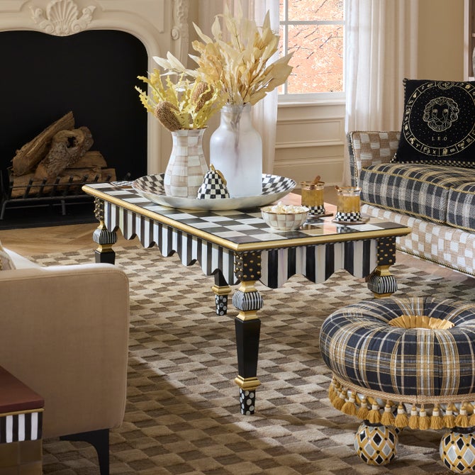 Courtly Check & Stripe Coffee Table image number 5