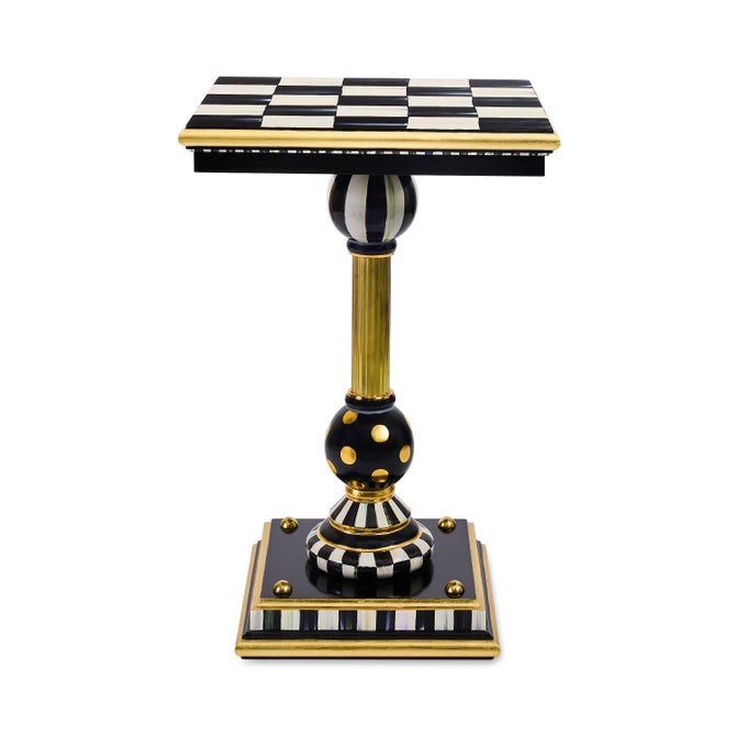 Courtly Brass & Ceramic Accent Table image number 2