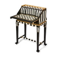 Courtly Check & Stripe Writing Desk
