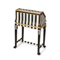 Courtly Check & Stripe Writing Desk