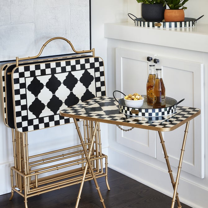 Courtly Cocktail Trays, Set of 4 image number 1