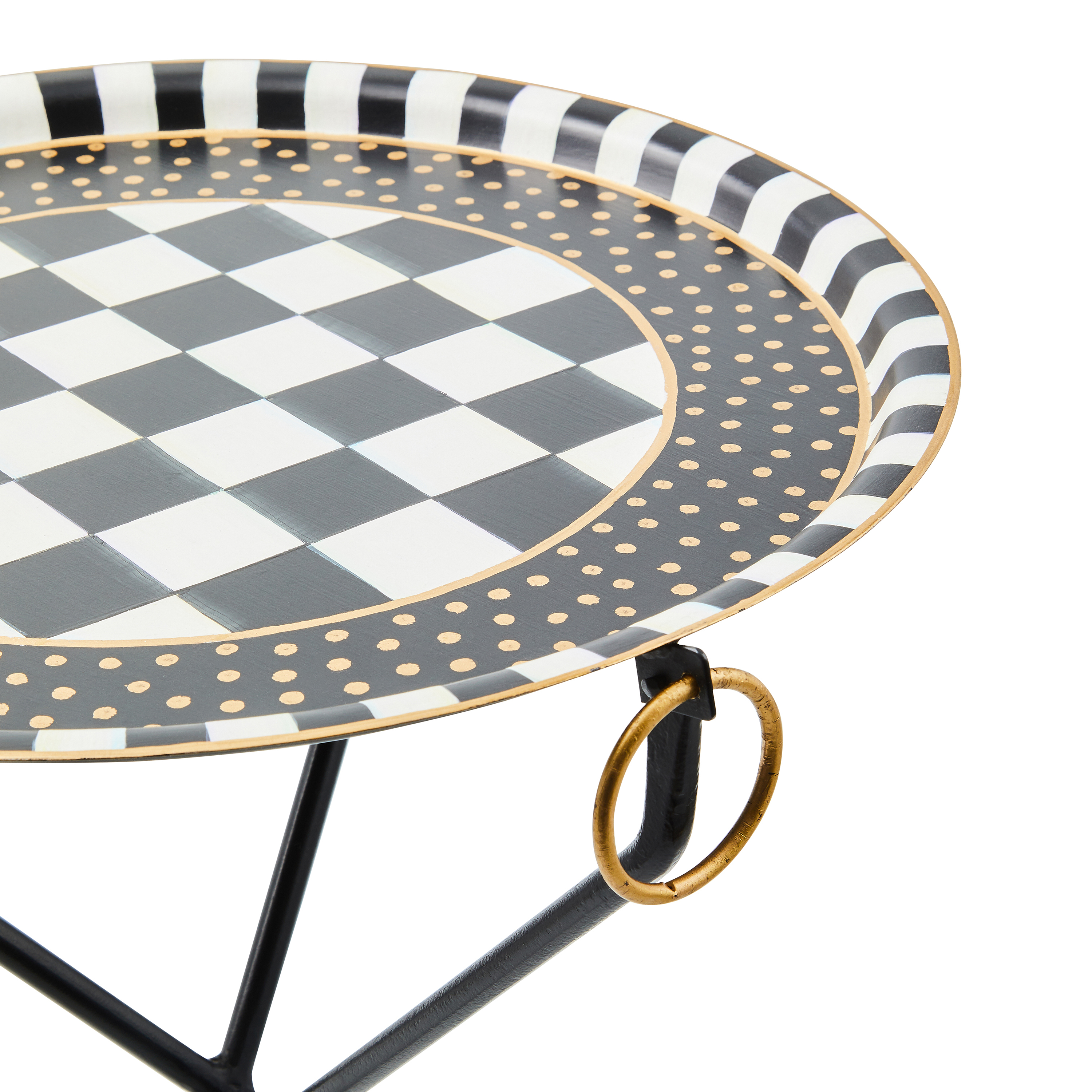 MacKenzie-Childs Tripod Table - Thumbnail 5