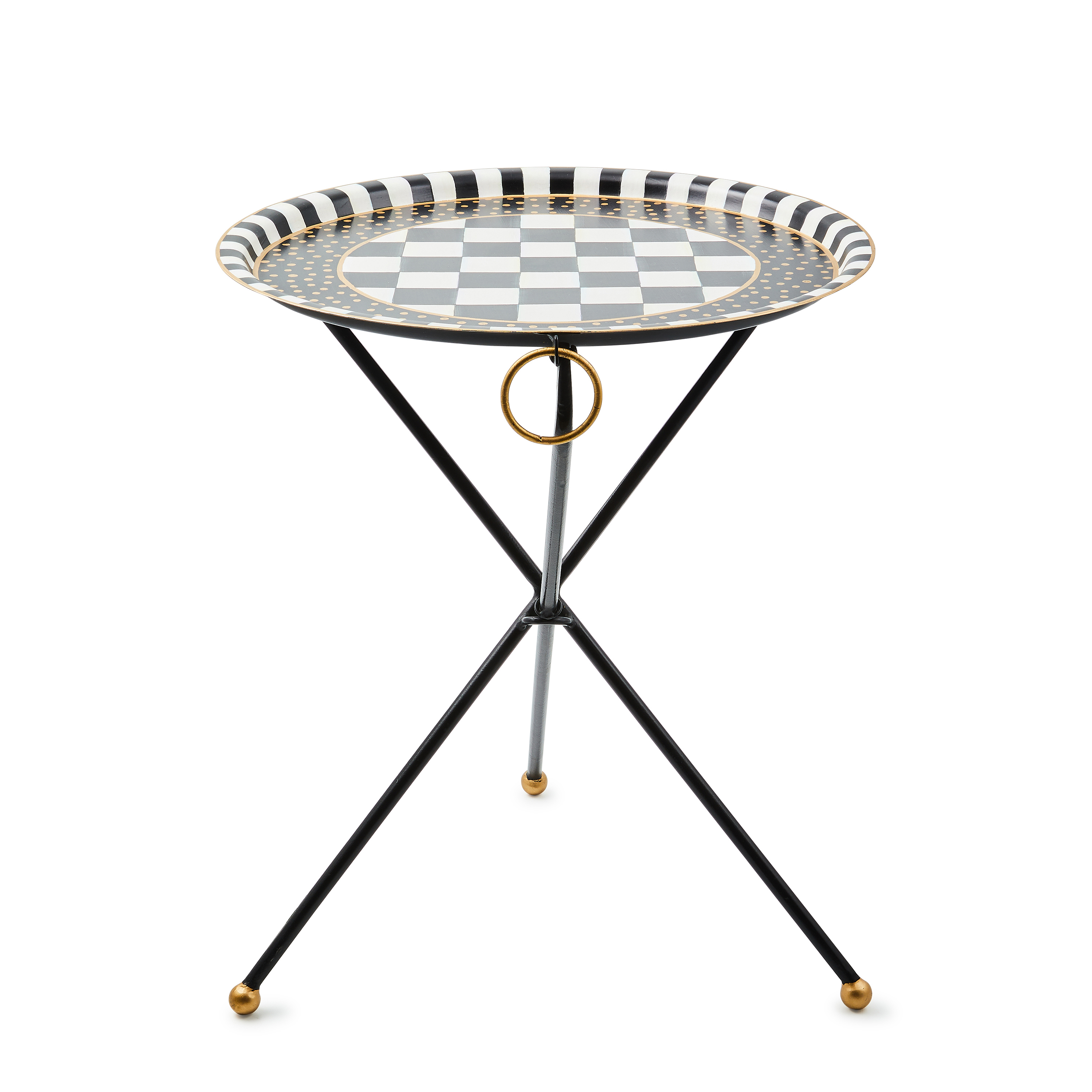 MacKenzie-Childs Tripod Table - Thumbnail 4