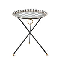 Tilt Top Black Tripod Table