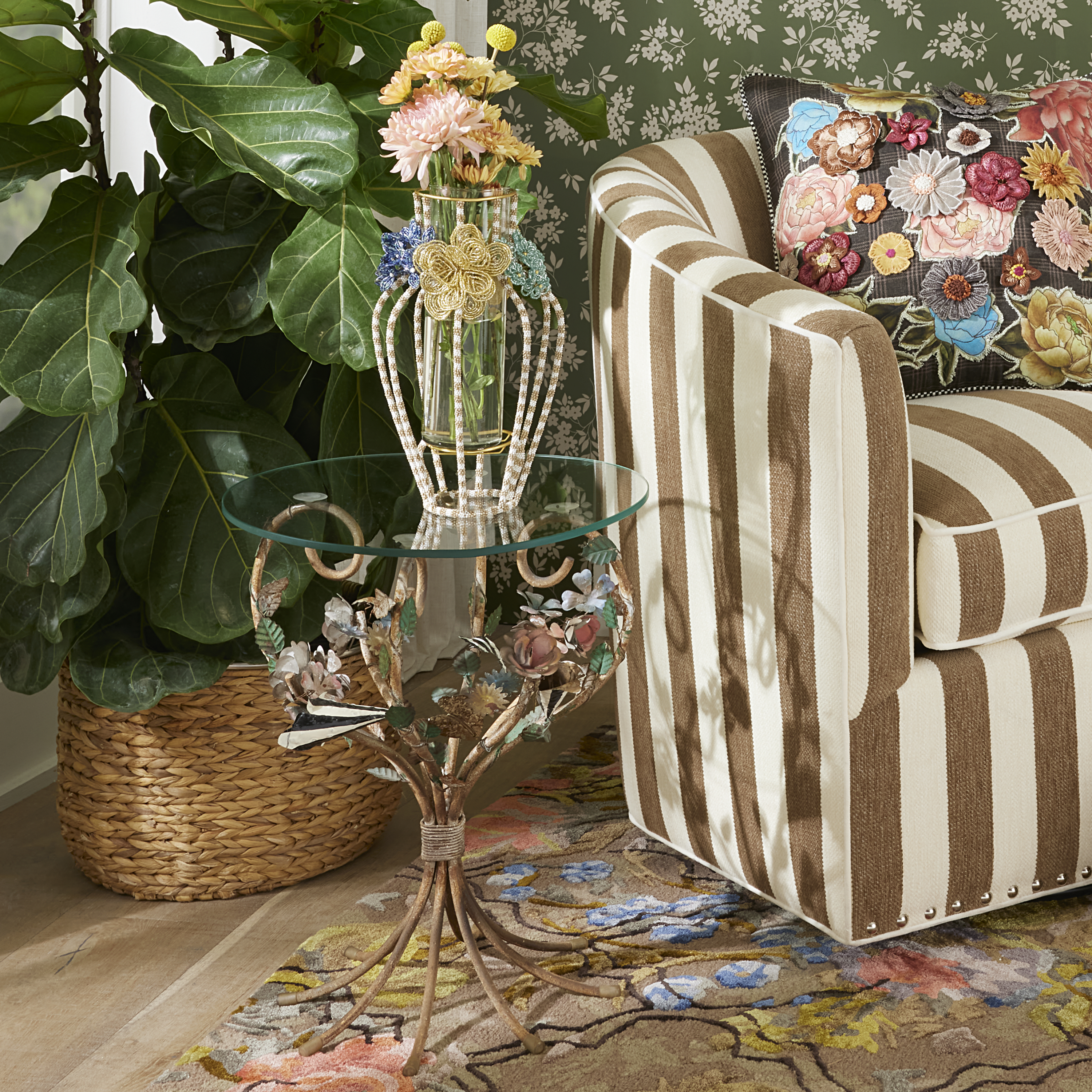 MacKenzie-Childs Field Study Accent Table - Thumbnail 4