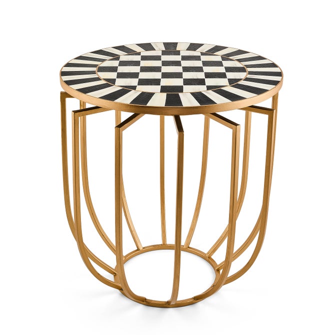 Courtly Basket Accent Table image number 0