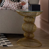 Gambit Wire Accent Table