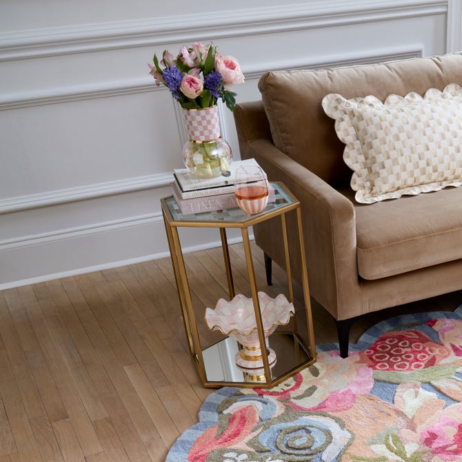 Honeycomb Accent Table image number 1
