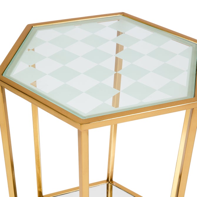 Honeycomb Accent Table image number 2