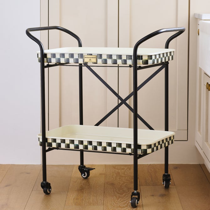 Courtly Check 2-Tier Kitchen Cart image number 8