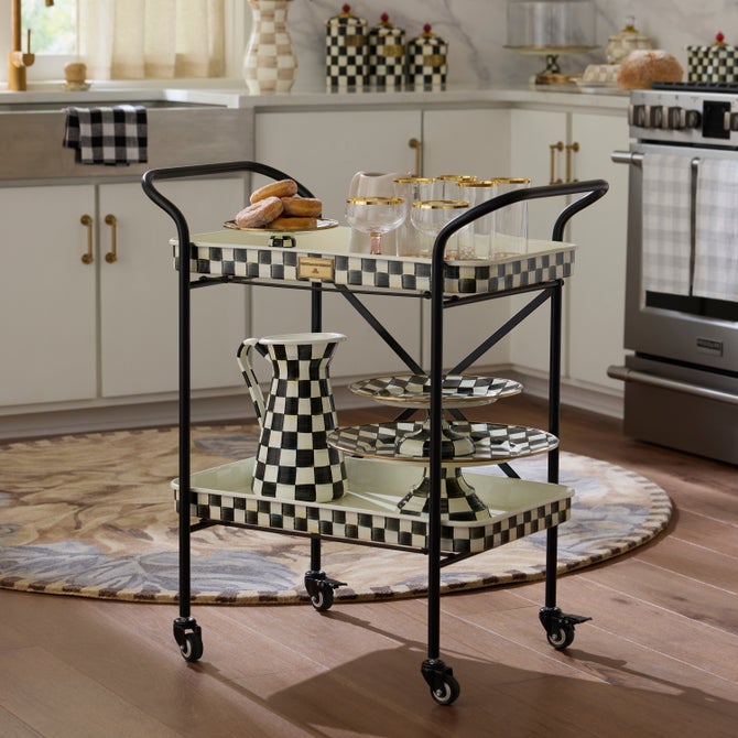 Courtly Check 2-Tier Kitchen Cart image number 5