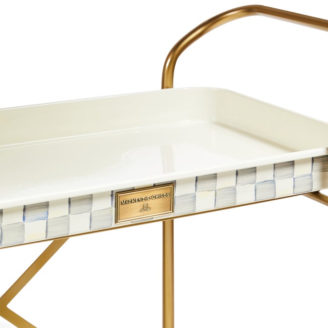 Sterling Check 2-Tier Kitchen Cart image number 3