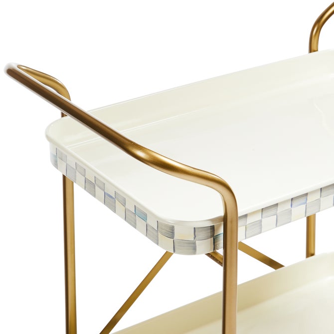Sterling Check 2-Tier Kitchen Cart image number 2