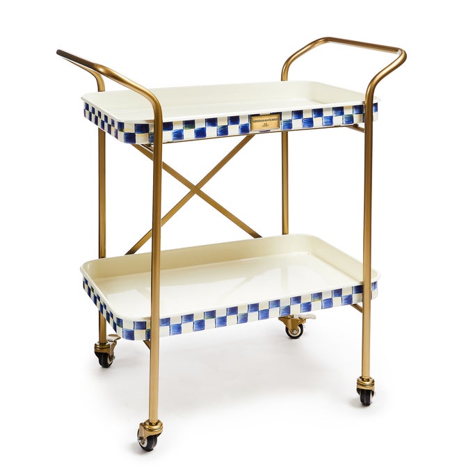 Royal Check 2-Tier Kitchen Cart image number 0
