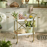 Sky Check 2-Tier Kitchen Cart
