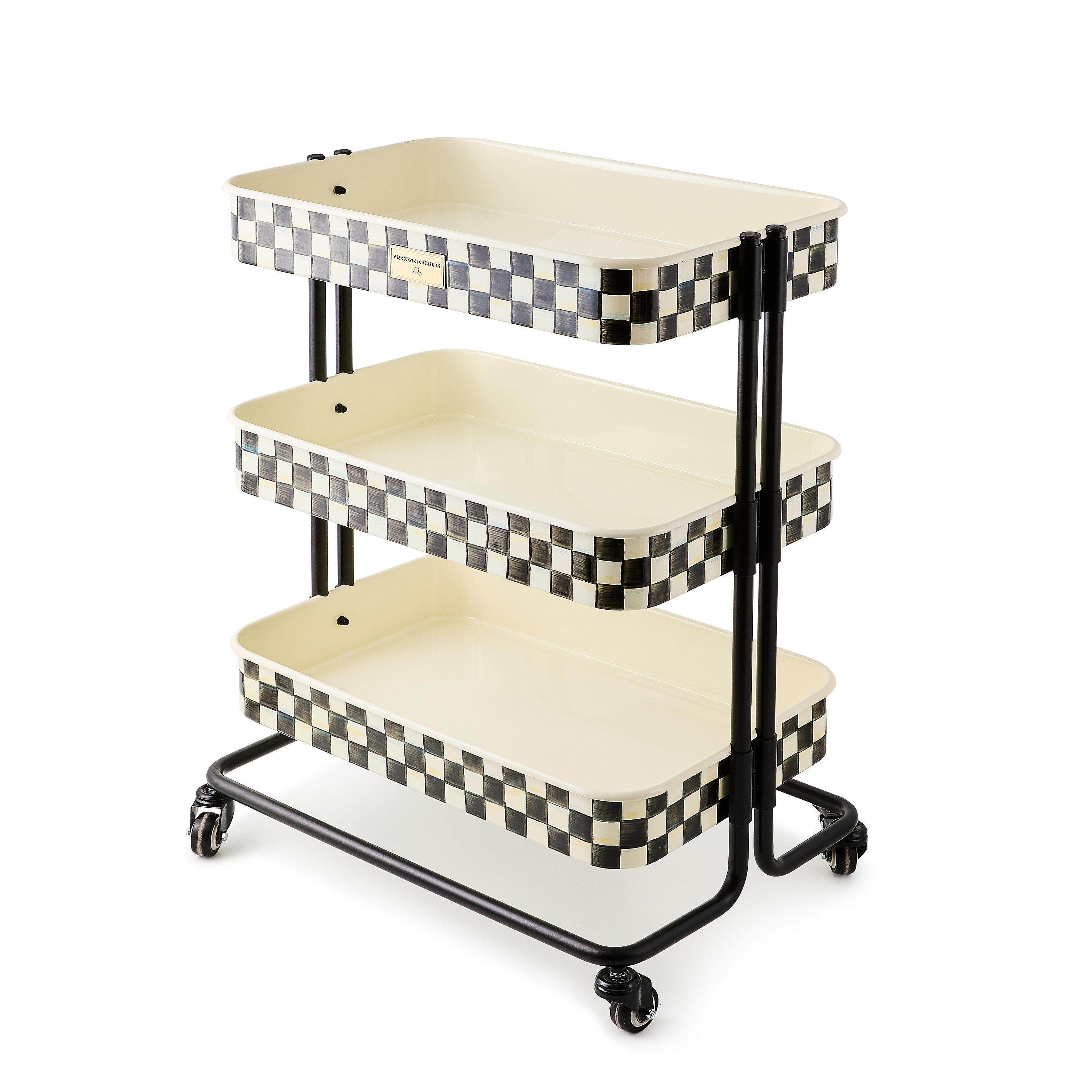 MacKenzie-Childs Courtly Check Kitchen Cart - Thumbnail 3