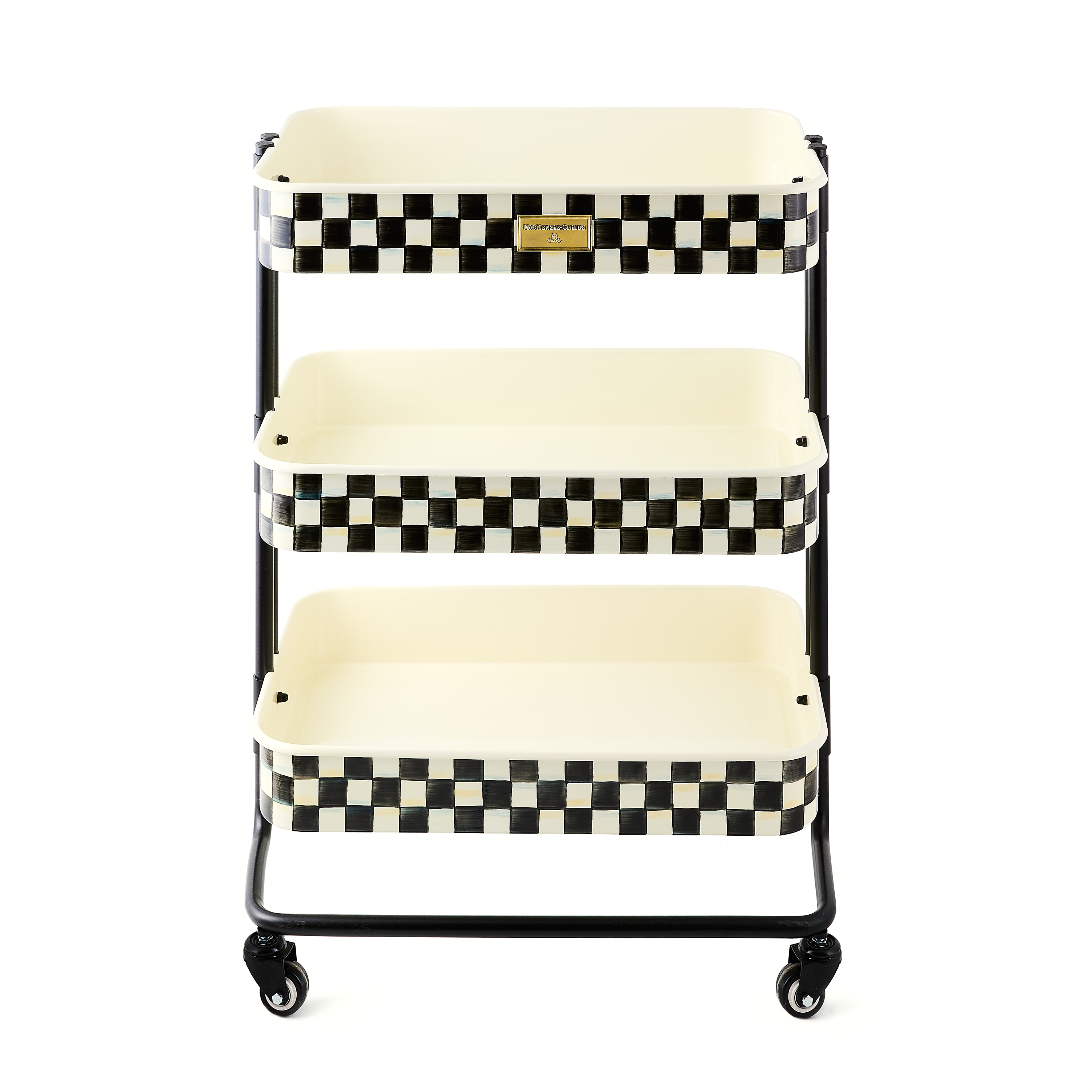 MacKenzie-Childs Courtly Check Kitchen Cart