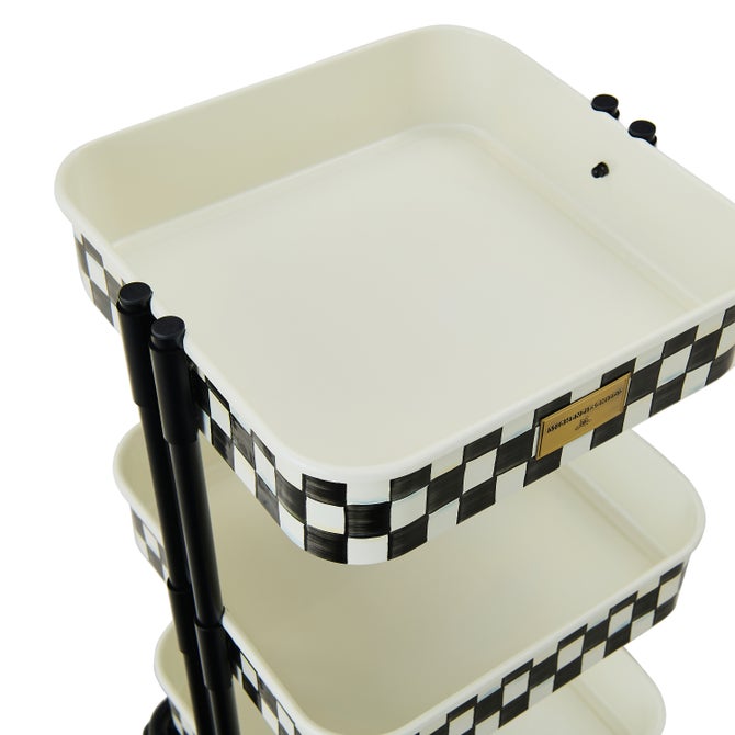 Courtly Check 3-Tier Compact Kitchen Cart image number 2