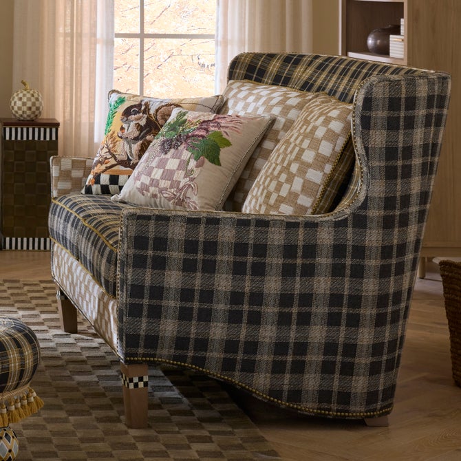 Mad for Plaid Loveseat image number 7