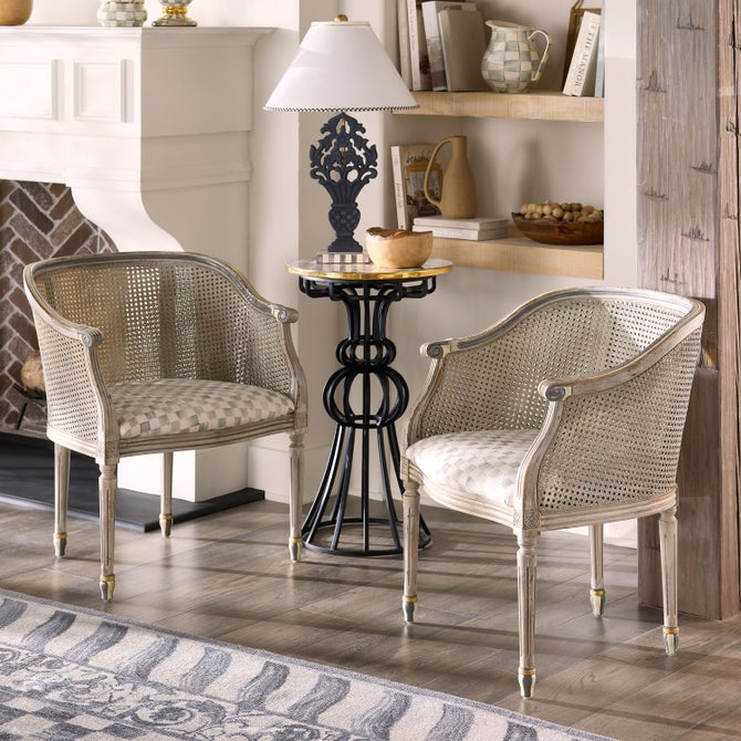 Sterling Check Perfetto Accent Chair image number 1