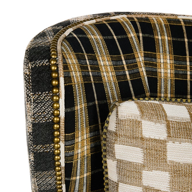 Mad for Plaid Wing Chair image number 2