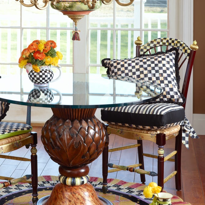 Dark Flower Basket Side Chair image number 4
