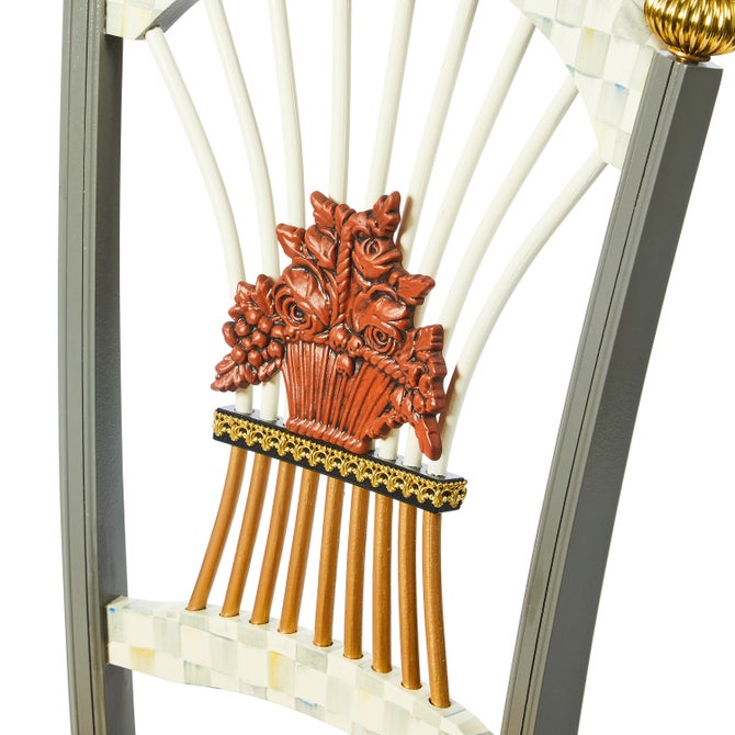 Sterling Check Flower Basket Side Chair image number 6