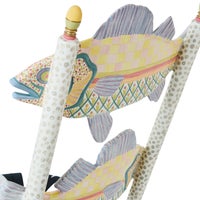 Freckle Fish Chair - Black & White Seat