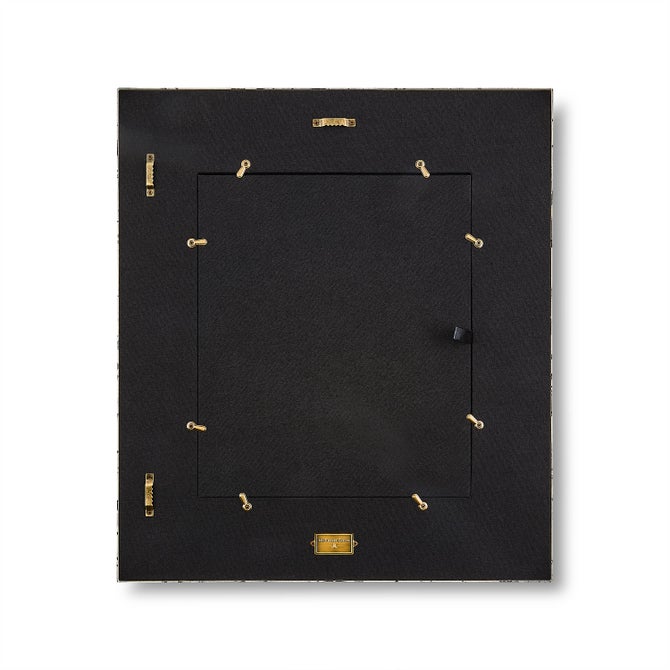 Sterling Check Enamel Wall Mirror image number 1