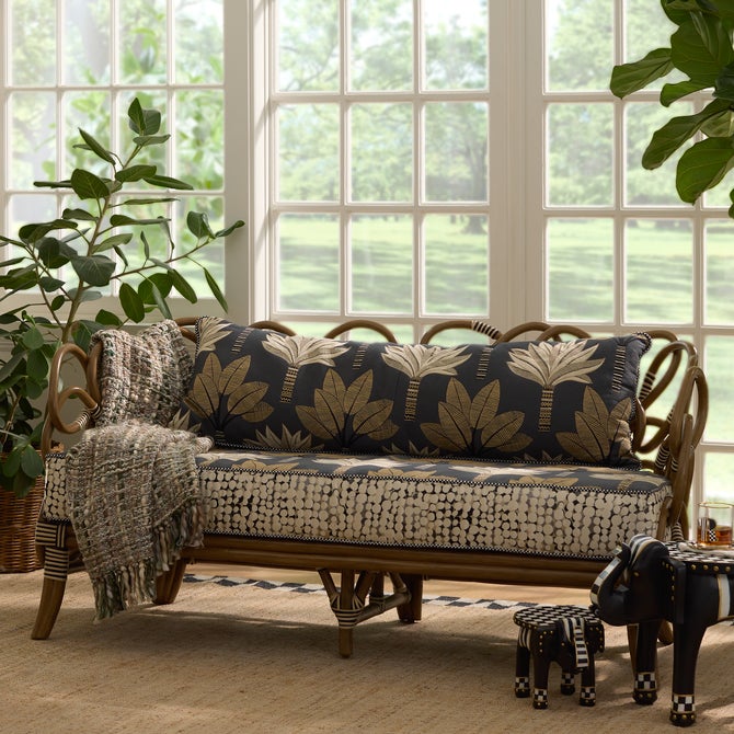 Wild Indoors Rattan Loveseat image number 1