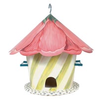 Hollyhock Birdhouse