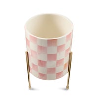 Rosy Check Tabletop Planter