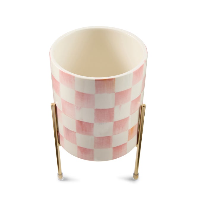 Rosy Check Tabletop Planter image number 3