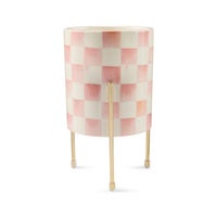 Rosy Check Tabletop Planter