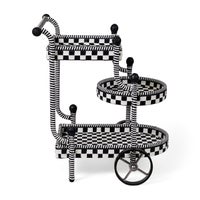 Gambit Check Outdoor Bar Cart